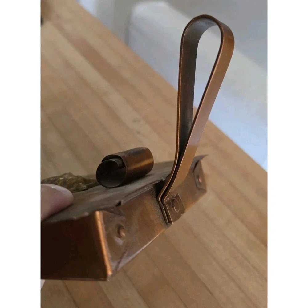VTG Copper Horse Wall Hanging Farmhouse Equestrian Rustic Butler Crumb Catcher